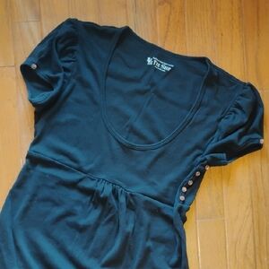 Victoria's Secret Black Short Sleeve Top